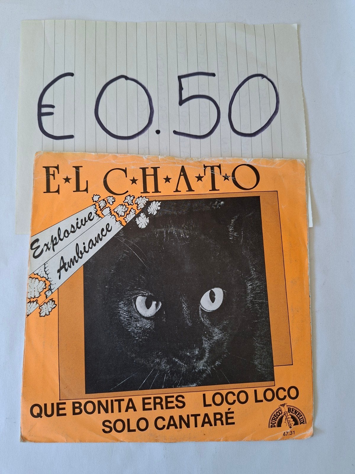 E L  C H A T O, Ophalen of Verzenden, Gebruikt, 7 inch, Pop