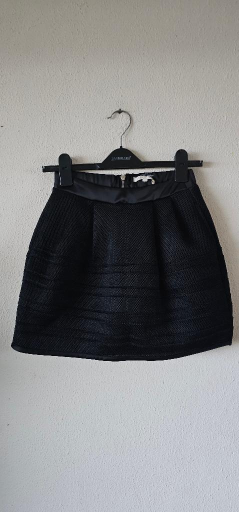 zwarte mini rok van Maje maat 36 (28125), Zwart, Ophalen of Verzenden, Zo goed als nieuw, Maat 36 (S)