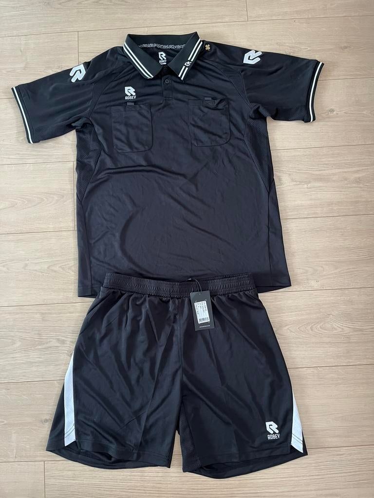 Robey scheidsrechter referee tenue maat XL *NIEUW*, Zwart, Ophalen of Verzenden, Voetbal, Maat 56/58 (XL)