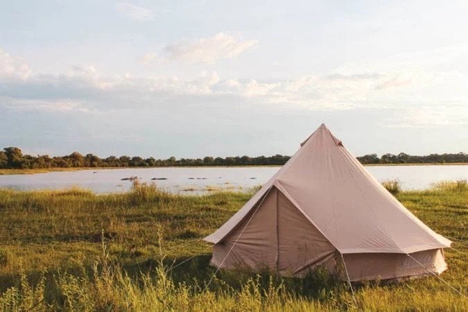 De Wit Sherpa, Bell Tent 400 - Ruime en comfortabele tent, Ophalen, Gebruikt, Meer dan 6