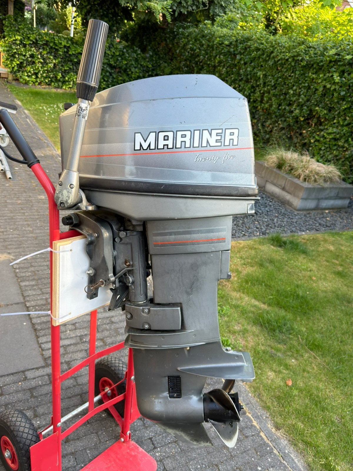 Mariner 25 pk 2-takt kort- & Yamaha Malta 3 PK Lang-staart, Ophalen, 10 tot 30 pk, Gebruikt, Buitenboordmotor