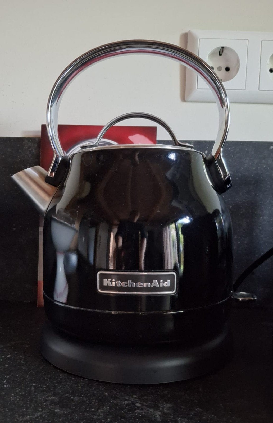KitchenAid waterkoker - Zwart, 1 tot 2 liter, Ophalen, Gebruikt