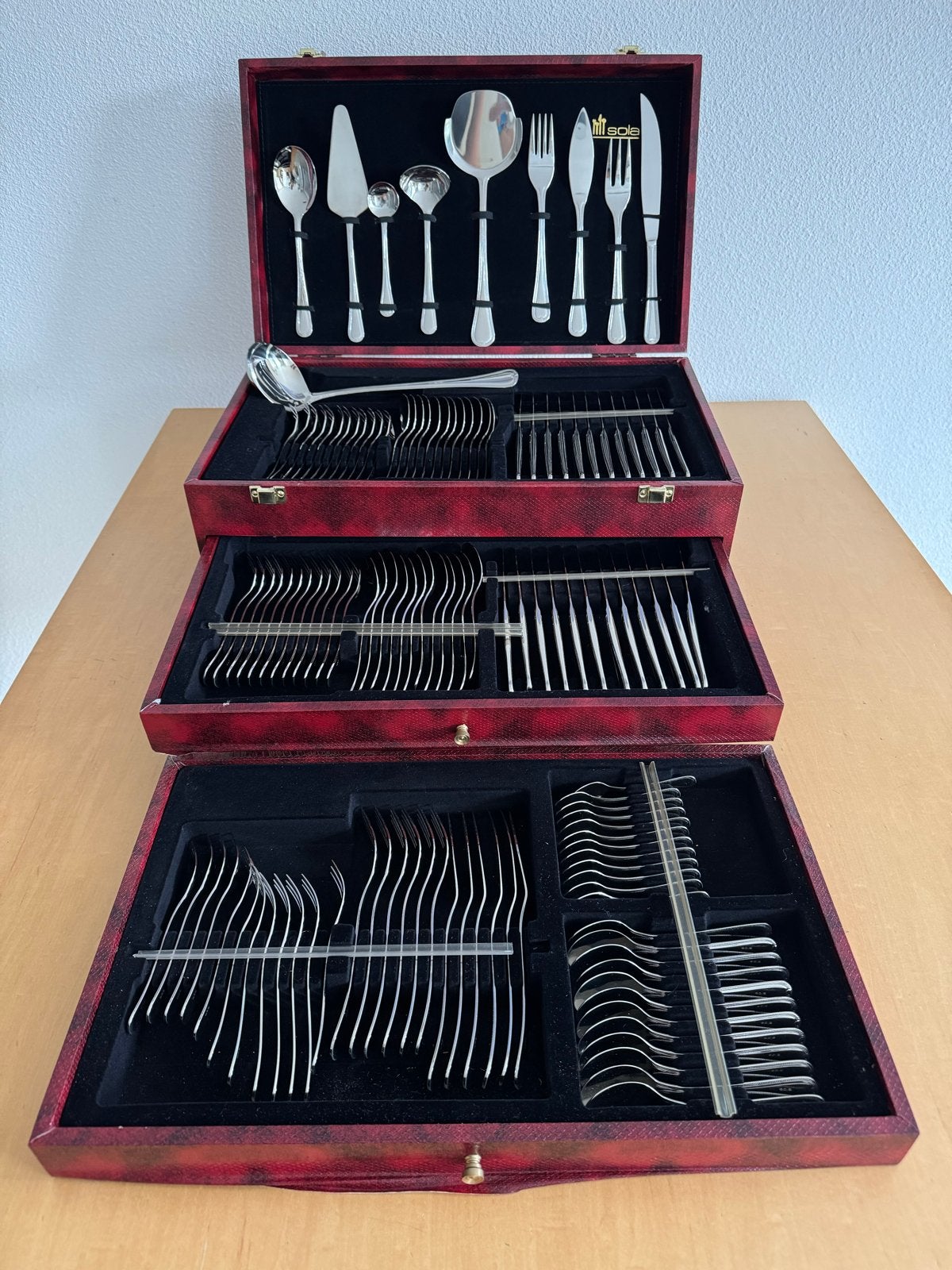 Sola Bestekset 250-delig voor 12 personen - Nieuw, Ophalen, Nieuw, Sola, Bestekset