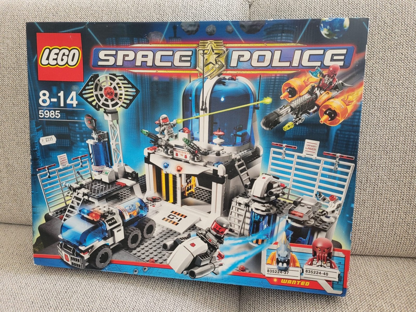 Te koop: Lego Space Police Central 5985, Overige thema's, Lego, Nieuw, Ophalen of Verzenden