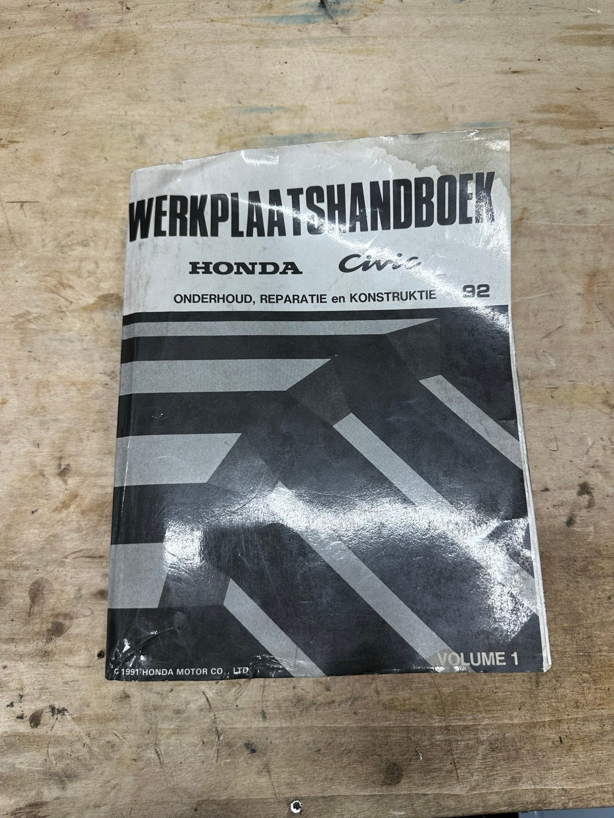 OEM Honda Civic Werkplaatshandboek 92-95 EG (B16A2, D16, D15, Ophalen of Verzenden