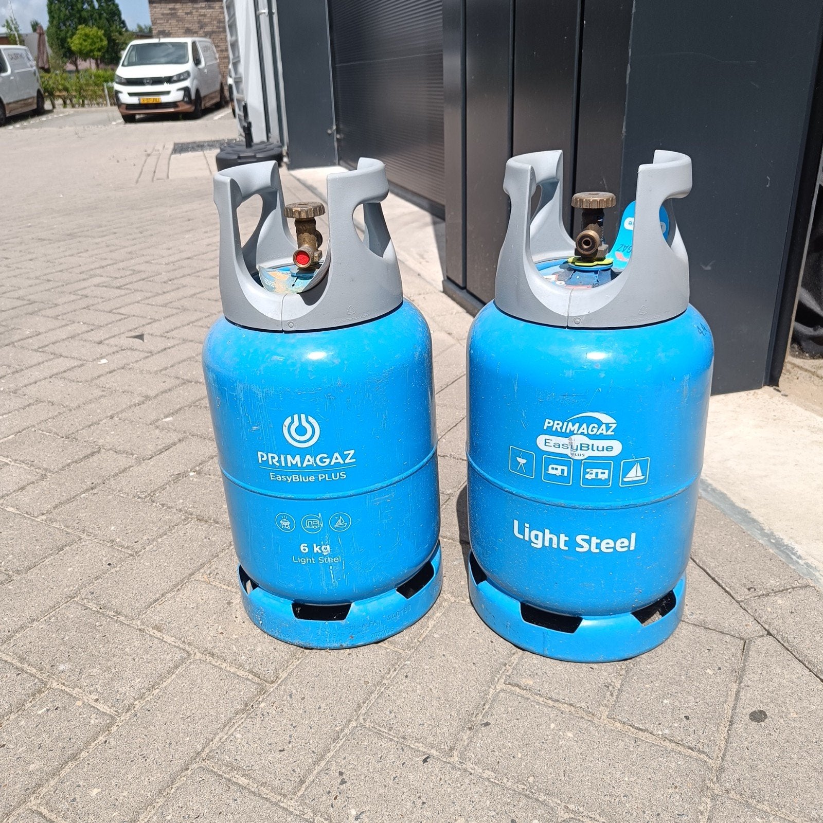 Primagaz EasyBlue PLUS 6 kg gasflessen (2 stuks), Ophalen, Gebruikt