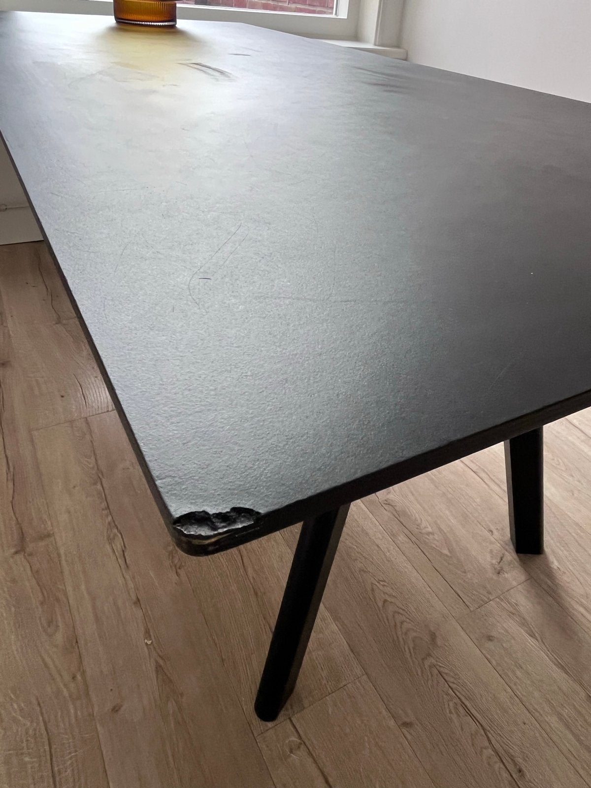 Hay Copenhagen tafel met zwarte eiken poten, Huis en Inrichting, Ophalen of Verzenden, Gebruikt, Eikenhout