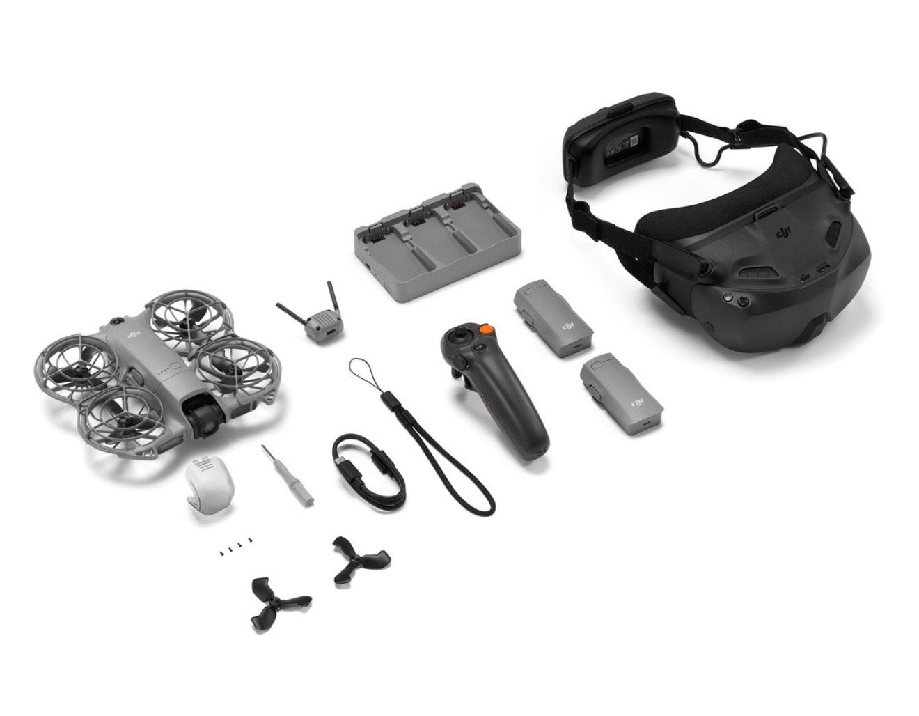 DJI Neo 2 Motion Fly More Combo Goggles N3 RC Motion 3, Ophalen of Verzenden, Zo goed als nieuw