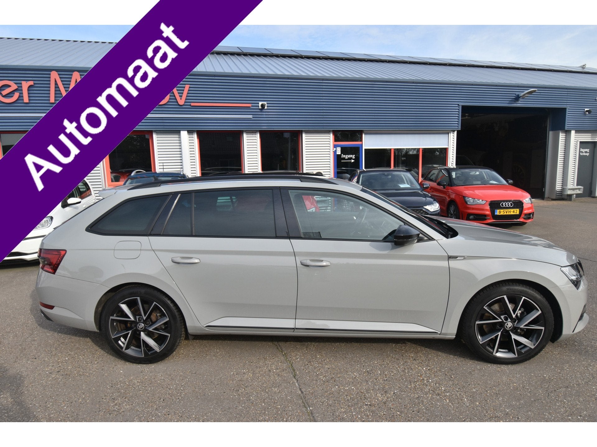 Skoda Superb Combi 1.5 TSI ACT Sportline Business , VIRTUAL, Auto's, 4 cilinders, 150 pk, Leder en Stof, Origineel Nederlands