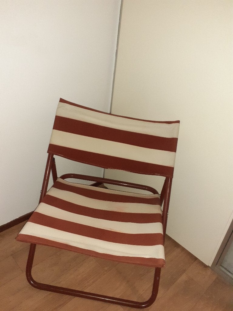 klapstoel te koop, Ophalen, Gebruikt, Rood, Eén