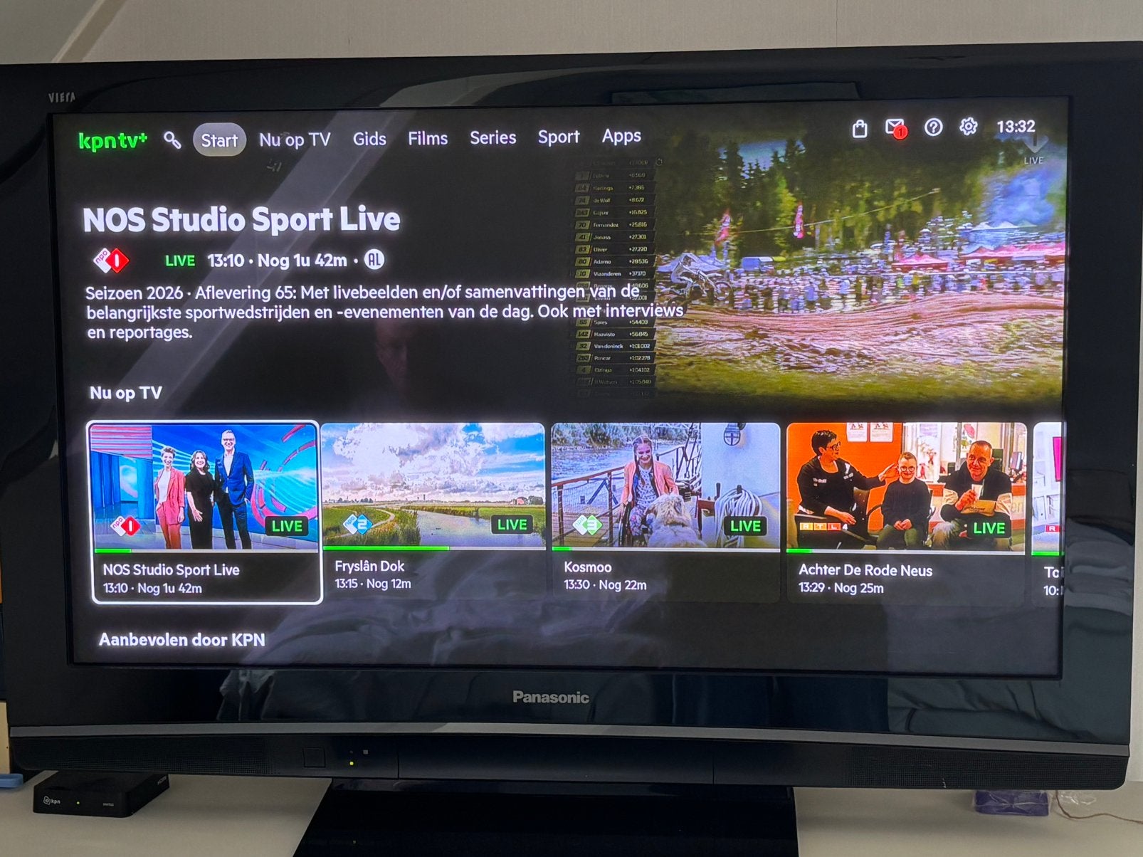 Panasonic viera plasma tv 42”, Ophalen, Gebruikt, Panasonic, 50 Hz