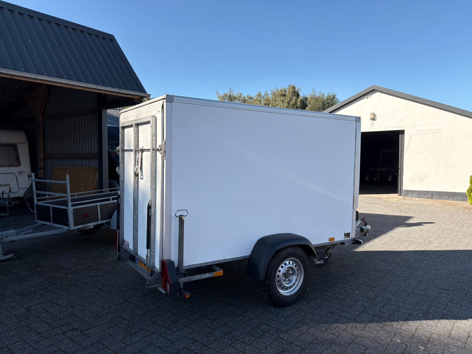 Te koop aanhangwagen, Ophalen, Gebruikt
