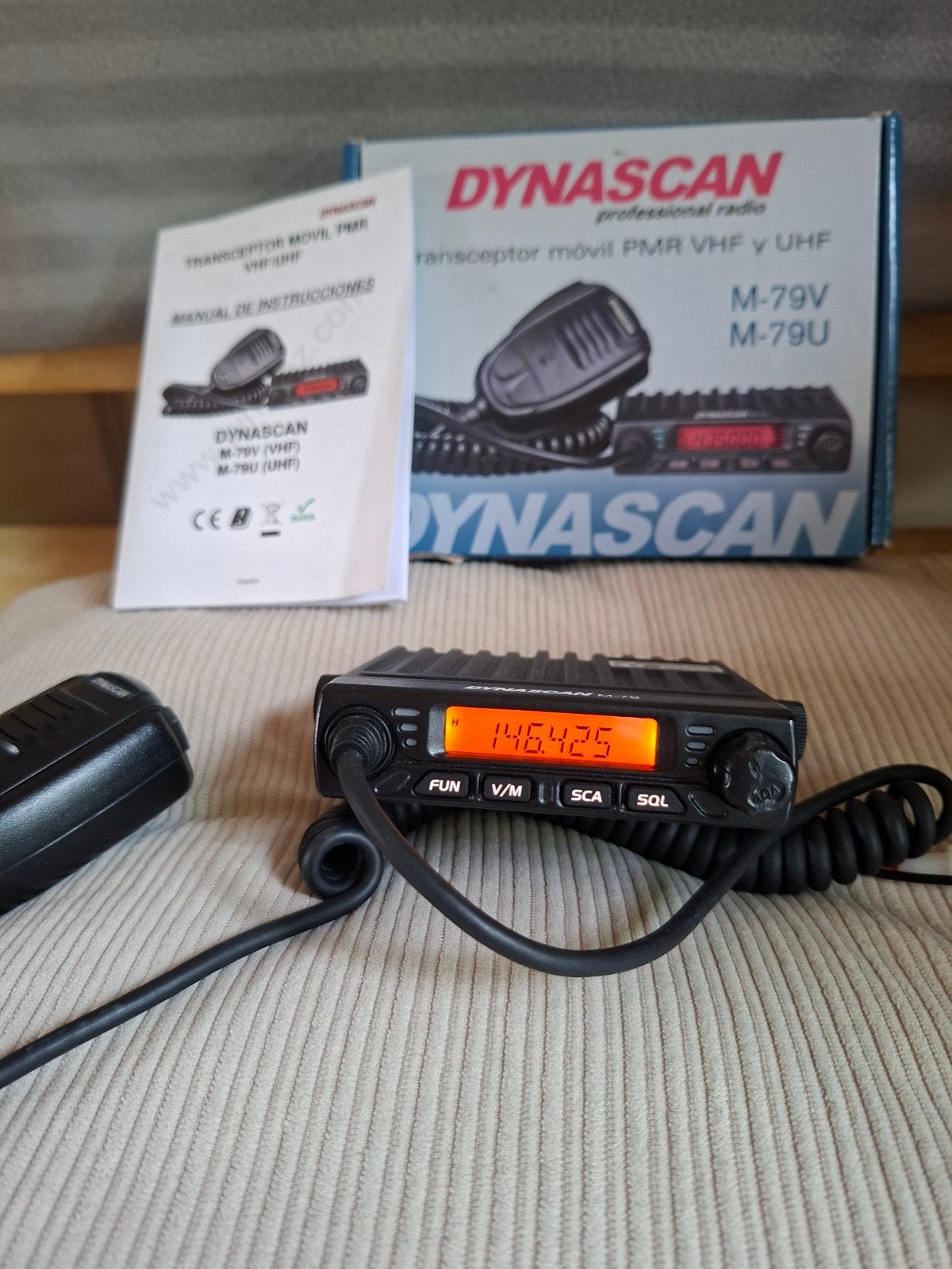 Dynascan M-79V/vhf Professionele Mobiele Radio, Telecommunicatie, Zenders en Ontvangers, Ophalen, Zo goed als nieuw