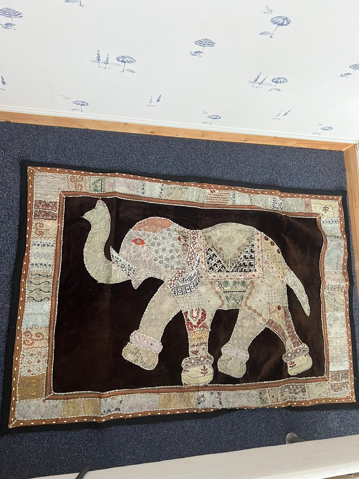 Prachtig Indiaas wandkleed, Ophalen of Verzenden
