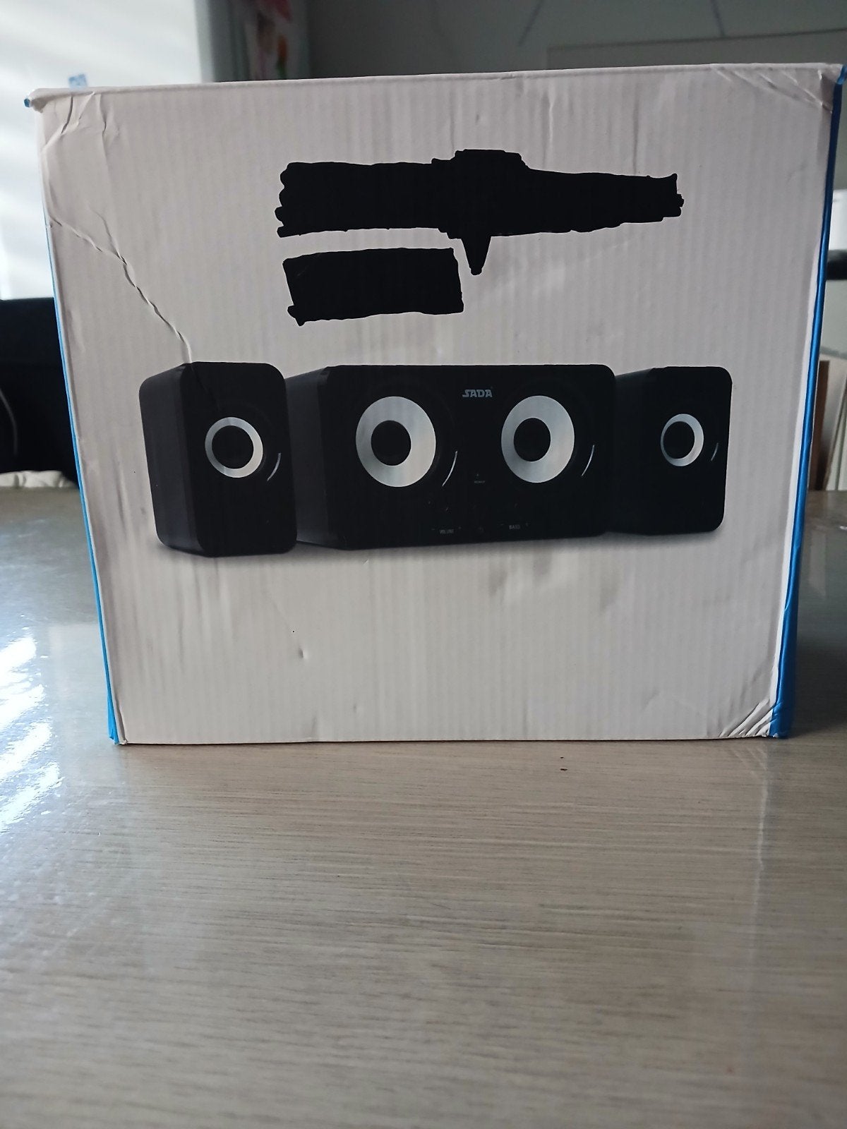 JADA 2.1 Luidsprekerset - Zwart, Computers en Software, Pc speakers, Ophalen, Zo goed als nieuw, Audiokanaal 2.1, JADA