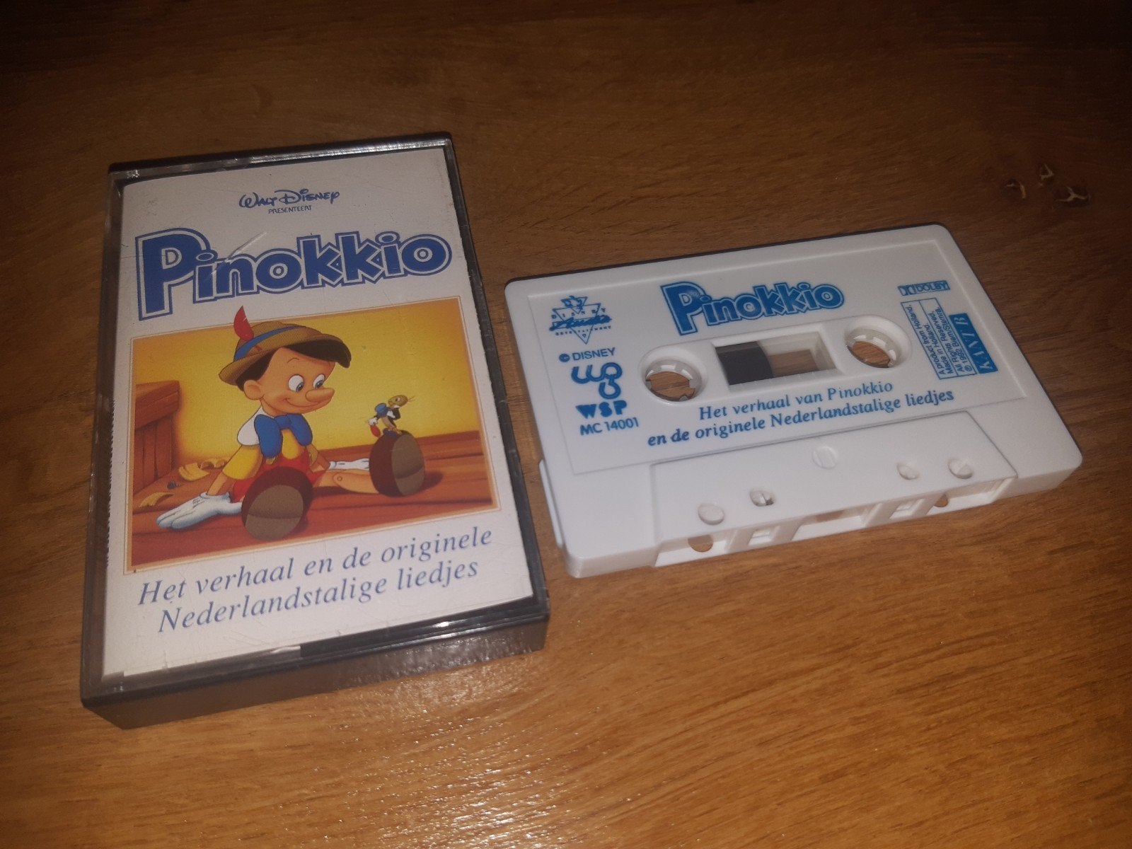 Walt Disney Pinokkio Cassettebandje - Het verhaal en liedjes, Gebruikt, Kinderen en Jeugd, 1 bandje, Ophalen of Verzenden