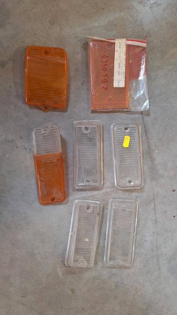 Partij nieuwe fiat lamp glaasjes, Ophalen of Verzenden