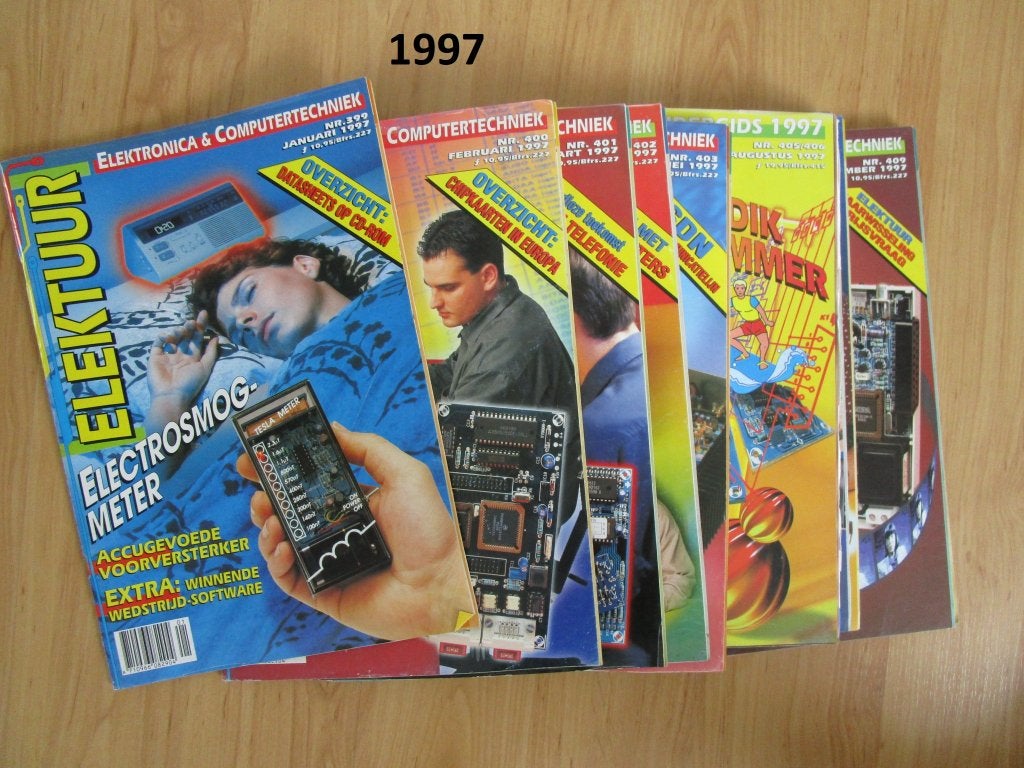 Tijdschrift Elektuur - jaargang 1997, Ophalen of Verzenden, Gelezen