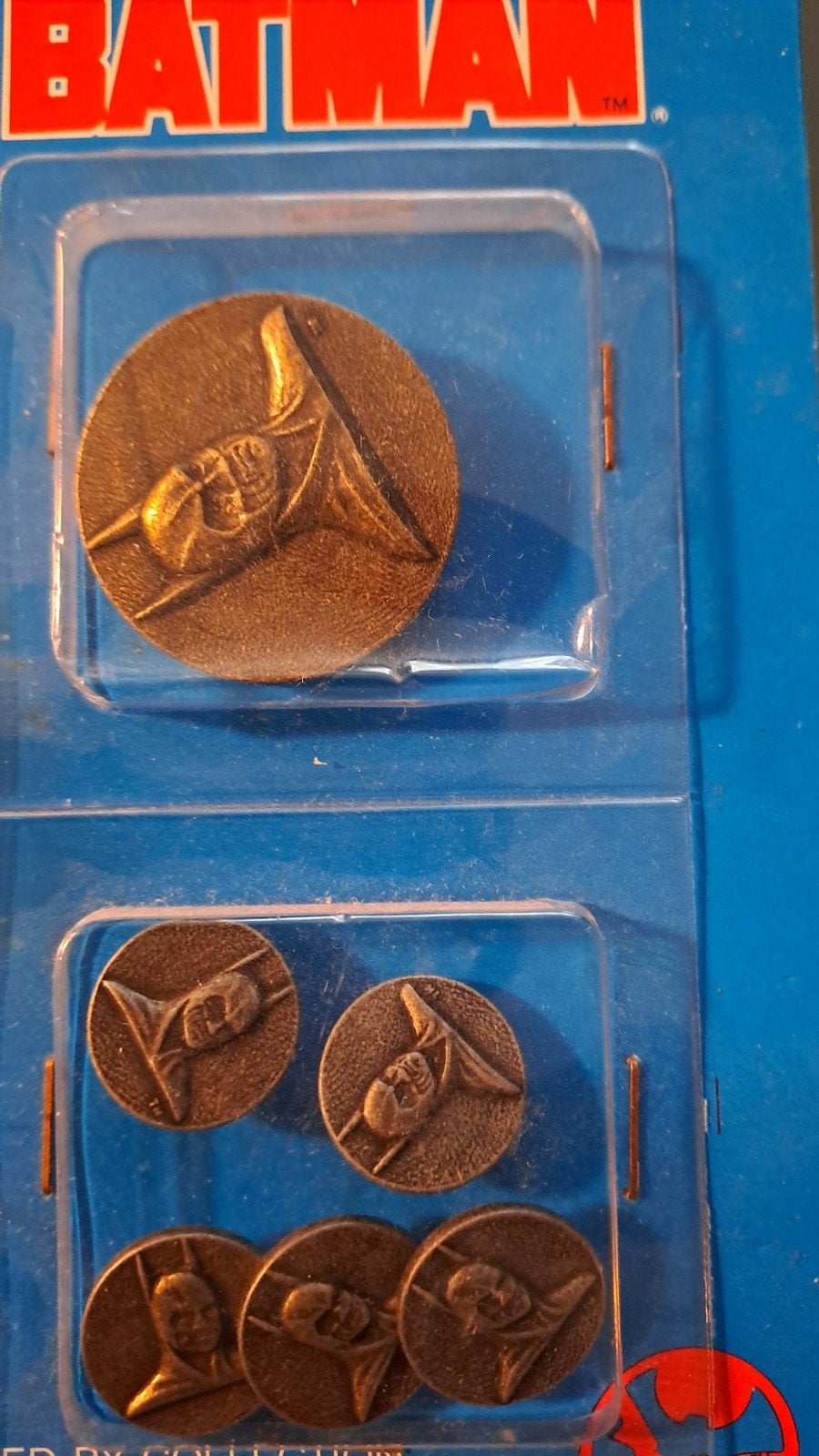 Vintage Batman knopenset Dressed by Collection 1989, Verzamelen, Ophalen of Verzenden, Zo goed als nieuw