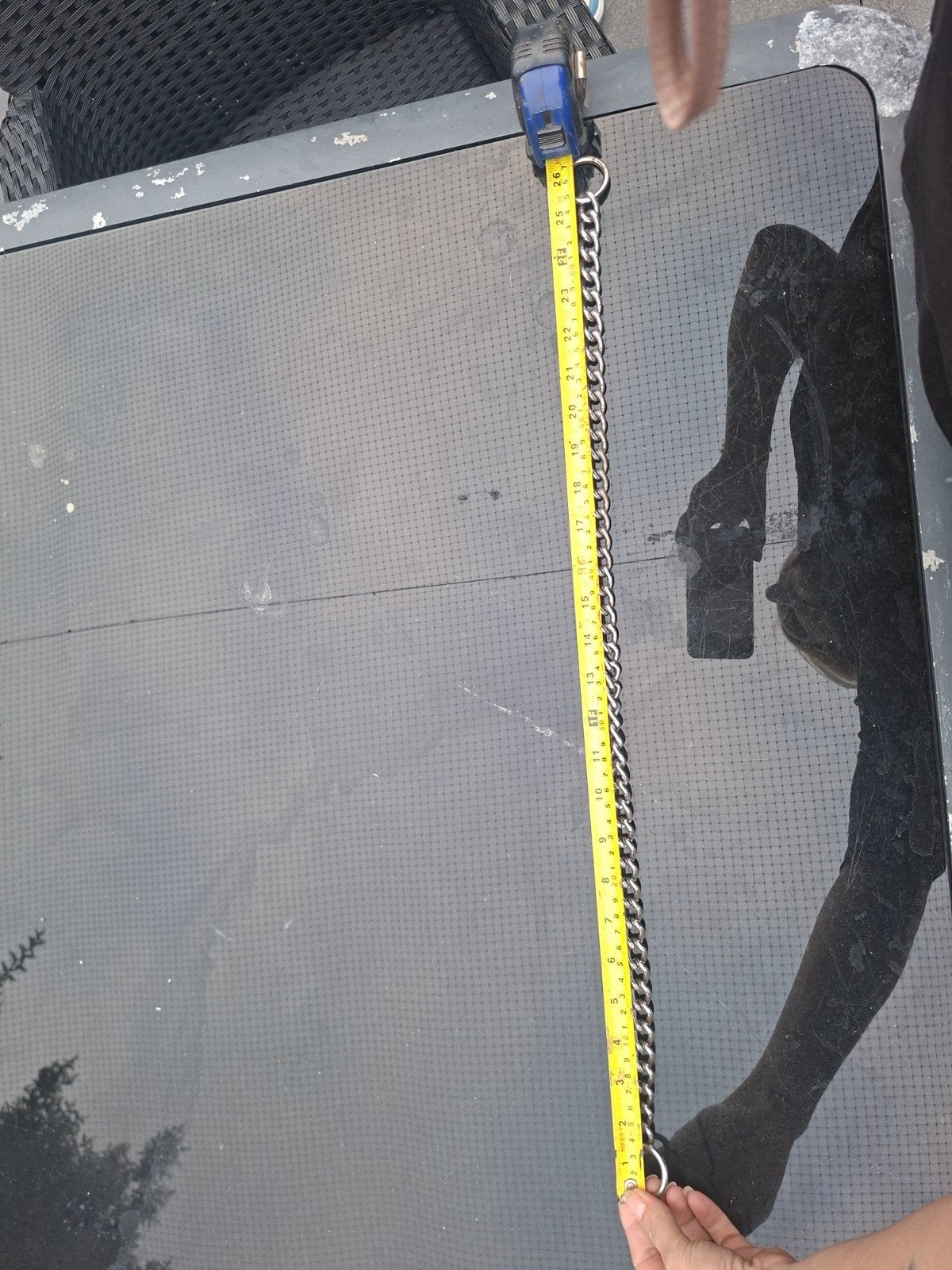Honden slip ketting 67 cm, Ophalen of Verzenden, Gebruikt