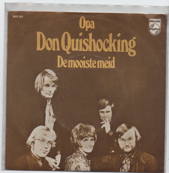 Don Quishocking - Opa / De mooiste meid (Single), Gebruikt, Verzenden, Fotohoes, Overige typen
