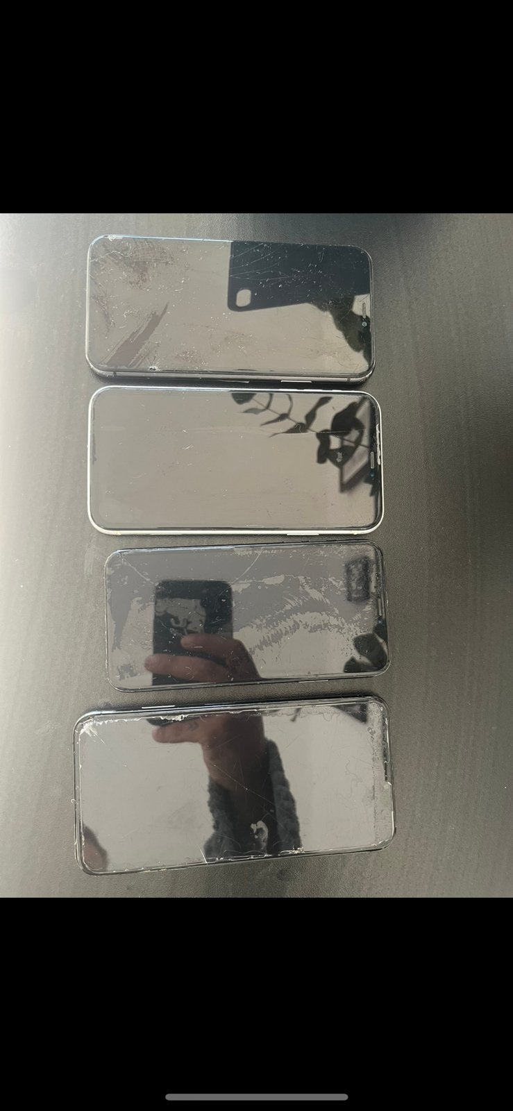 4 kapotte iphone voor onderdelen of reperatie!, Ophalen of Verzenden, Gebruikt, Zwart, 64 GB