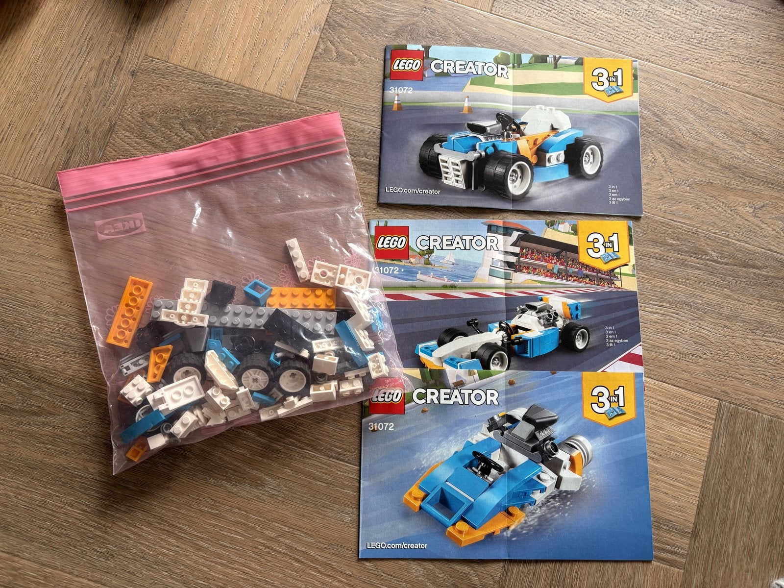 5 LEGO Creator sets met instructies - Gebruikt, goede staat, Gebruikt, Lego, Ophalen of Verzenden, Inclusief instructies