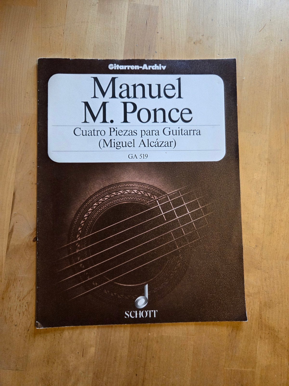 Manuel M. Ponce - Cuatro Piezas para Guitarra (Nieuw), Muziek en Instrumenten, Gitaar, Klassiek, Nieuw, Ophalen of Verzenden