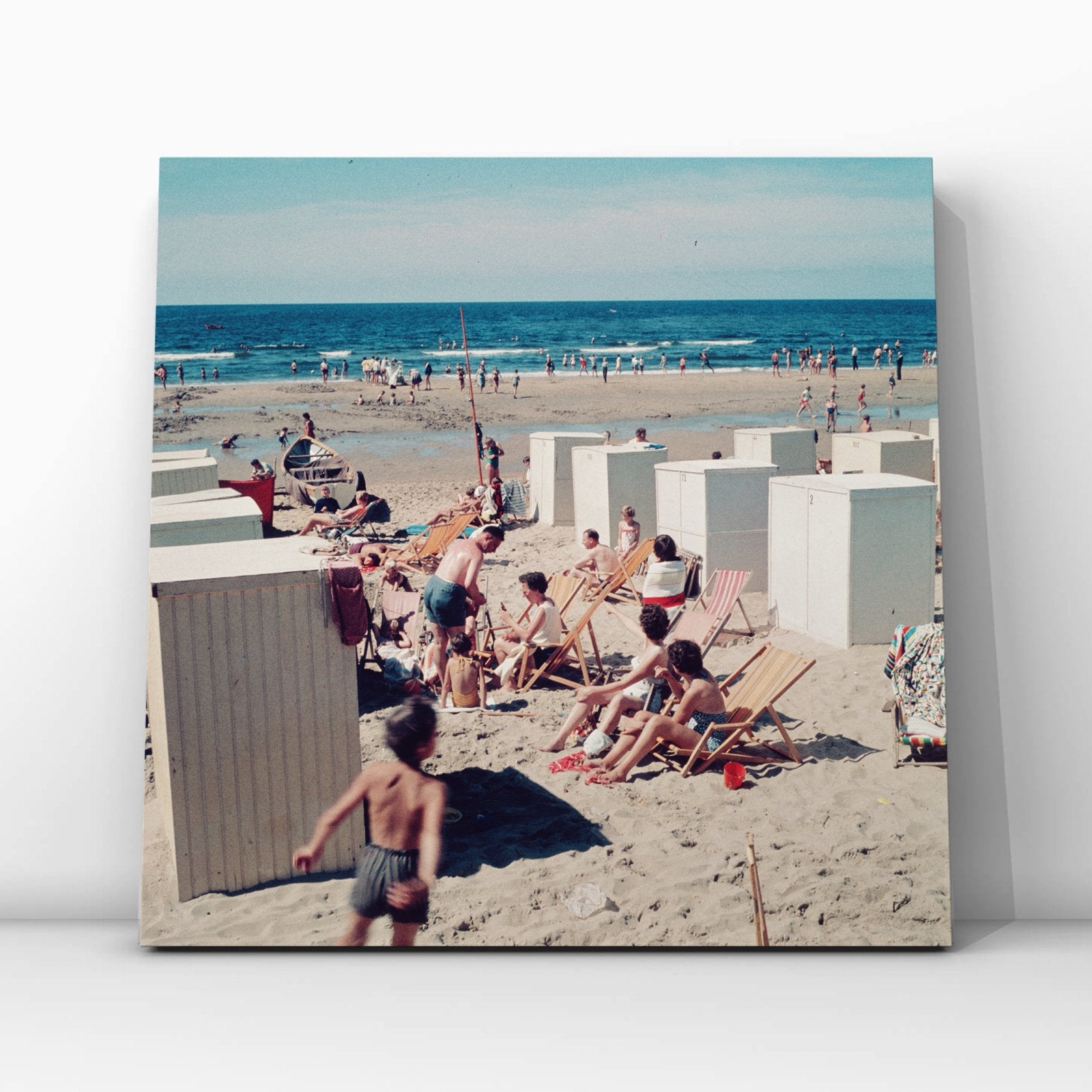 1x vintage badgasten willen van der poll egmond aan zee, Ophalen of Verzenden, Huis en Inrichting