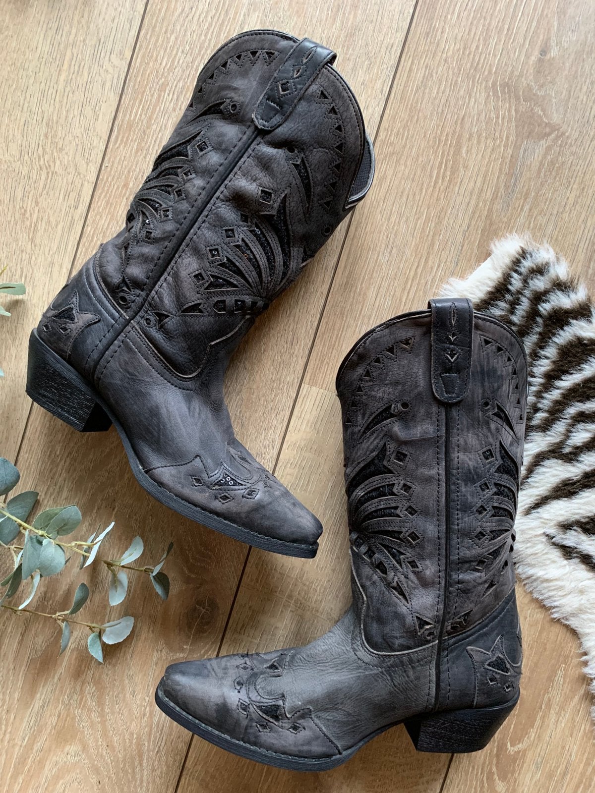 Laredo cowboylaarzen 38 western boots bohemian laarzen, Kleding | Dames, Schoenen, Hoge laarzen, -, -, Ophalen of Verzenden