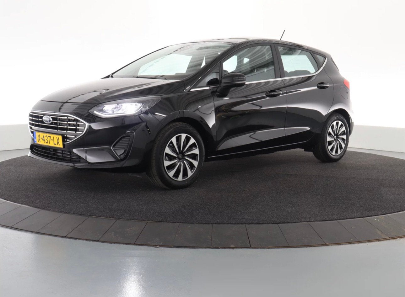 Private lease ter overname | Ford Fiësta Ecoboost Hybrid 23, Voorwielaandrijving, Zwart, 1133 kg, Origineel Nederlands