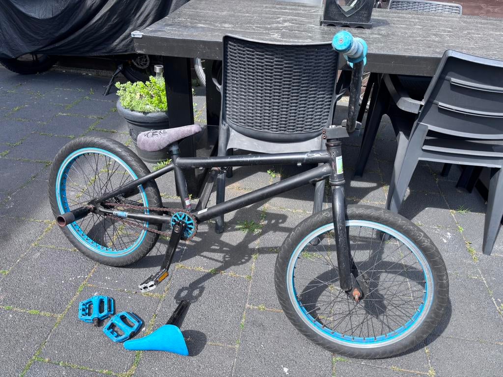 Bmx - freestyle 20 inch, Fietsen en Brommers, Ophalen, Gebruikt, 16 tot 20 inch, Stuur 360° draaibaar