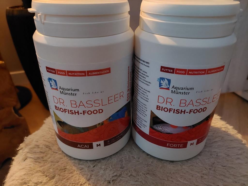Bassleer visvoer granulaat. Forte en Acai, Ophalen of Verzenden, Nieuw
