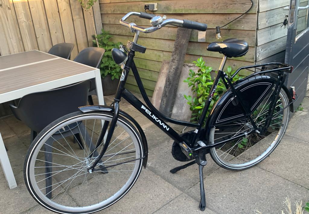 Dames stadsfiets / omafiets Pelikaan Dutch Classic, 50 tot 53 cm, Ophalen, Gebruikt, Terugtraprem