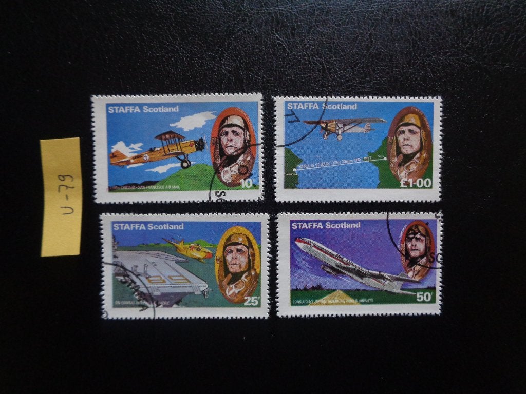 staffa / schotland - luchtvaart 1977 (v-79), Ophalen of Verzenden, Overige landen, Gestempeld