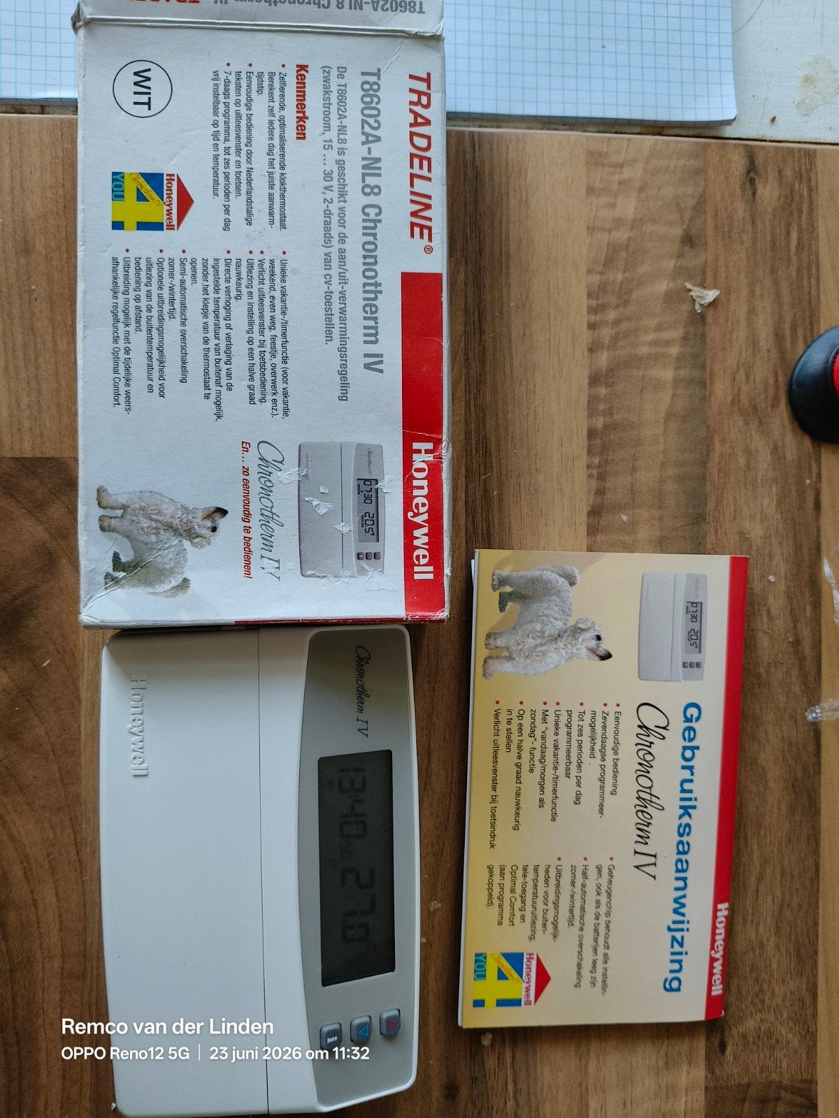 Honeywell t8602a-nl8, Ophalen of Verzenden, Zo goed als nieuw