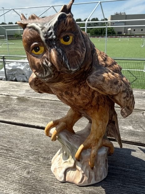 W. Goebel Waldohreule Keramiek Uil Beeld, Verzamelen, Beelden en Beeldjes, Ophalen of Verzenden, Zo goed als nieuw, Dier