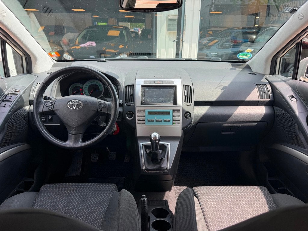 Toyota Verso Corolla Verso 1.8 VVT-i Sol|Airco|Cruise|Trekh|, Auto's, Gebruikt, Zwart, 4 cilinders, 129 pk
