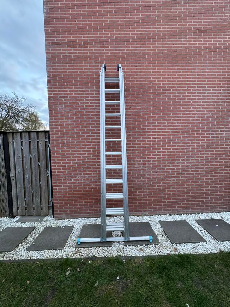 Euroscaffold 3x12 reformladder, Doe-het-zelf en Verbouw, Ladders en Trappen, Ophalen, Zo goed als nieuw, Ladder, 4 meter of meer