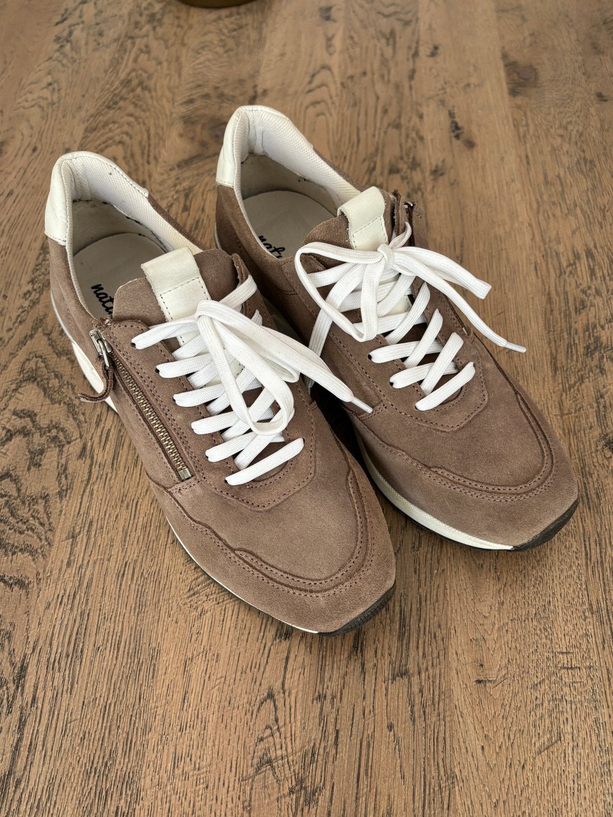 Naturläufer sneakers met sleehak, maat 39K, breedte K, taupe, Kleding | Dames, Schoenen, Bruin, Ophalen of Verzenden, Sneakers of Gympen