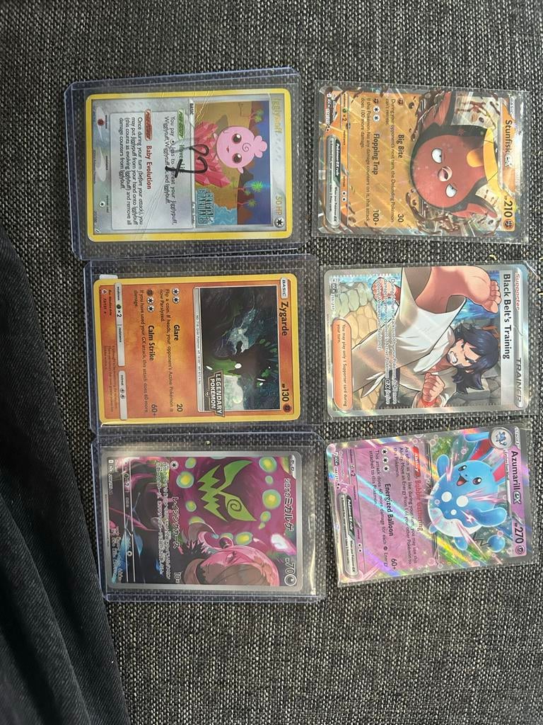 Pokémon Kaarten: Diverse Sets - Igglybuff, Zygarde, Stunfisk, Ophalen of Verzenden, Zo goed als nieuw