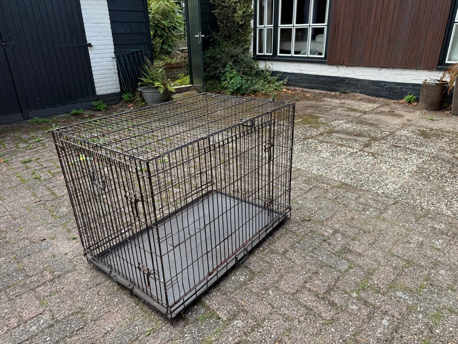Hondenbench draagbaar, Dieren en Toebehoren, Hondenbenches, Ophalen, Gebruikt