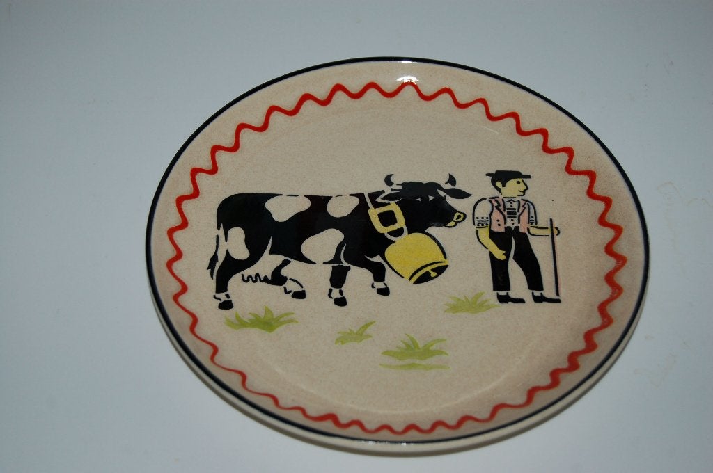 Zell am Hamersbach Germany: boer met koe, Ophalen of Verzenden