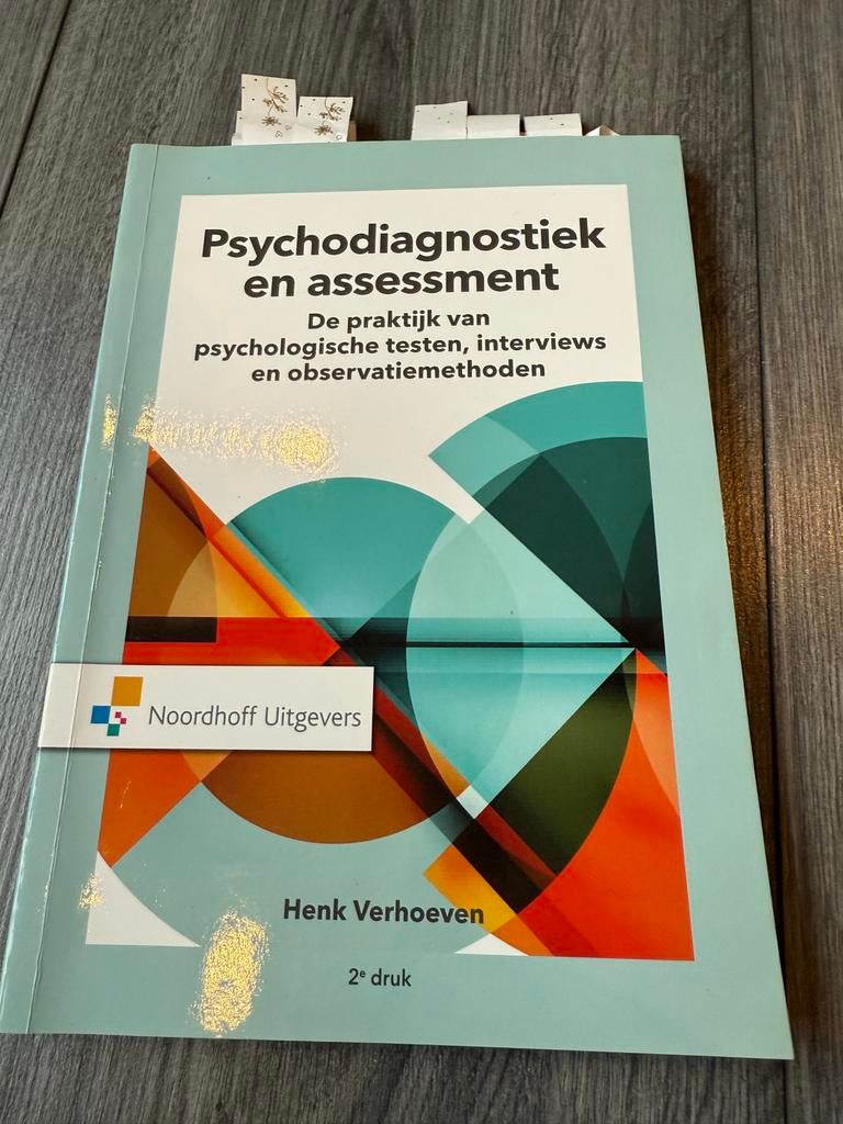 Psychodiagnostiek en assessment - Toegepaste Psychologie, Boeken, Ophalen of Verzenden, Zo goed als nieuw, Management