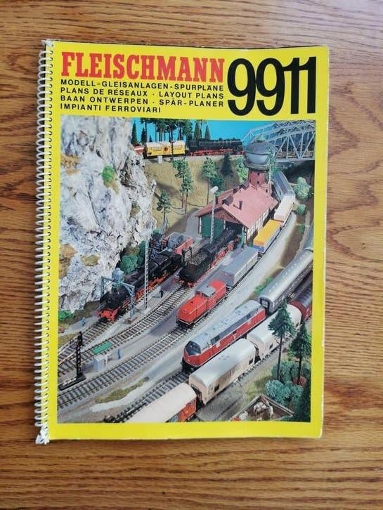 Fleischmann 9911 Modelspoorbaan Plannen Boek, Gebruikt, Analoog, Fleischmann, Gelijkstroom of Wisselstroom