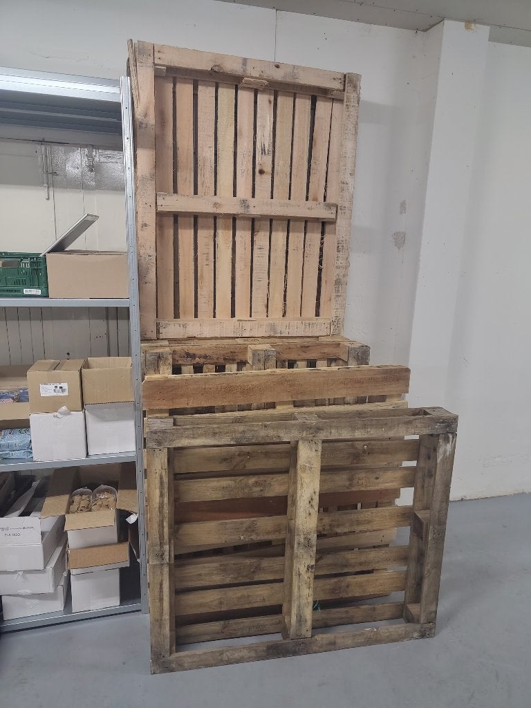 Gratis pallets, Ophalen, Gebruikt, 50 mm of meer, Pallet