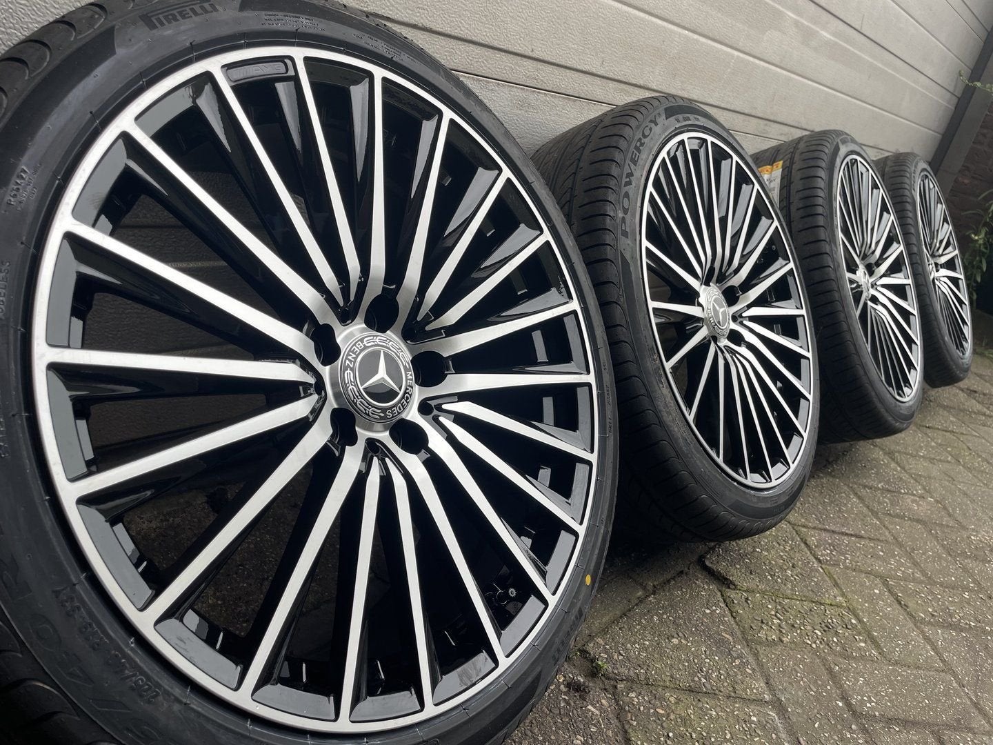 19 " Mercedes AMG CLA W118 C A klasse W177 W205 W204 velgen, 19 inch, -, -, Banden en Velgen