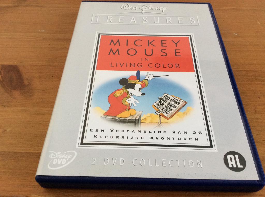 Disney Treasures. Mickey Mouse in living color. 1935 - 1938, Gebruikt, Tekenfilm, Ophalen of Verzenden, Alle leeftijden