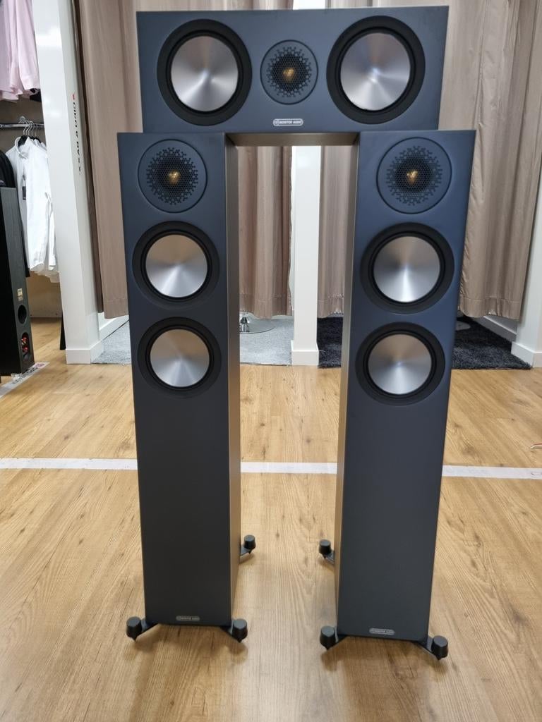 Monitor audio bronze 200 + Monitor centerspeaker, //, Zo goed als nieuw, //, //
