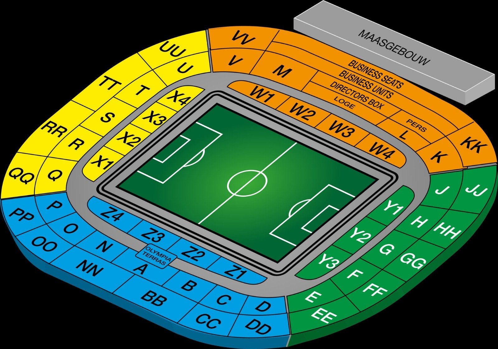 Feyenoord AZ, Tickets en Kaartjes, Losse kaart, Eén persoon